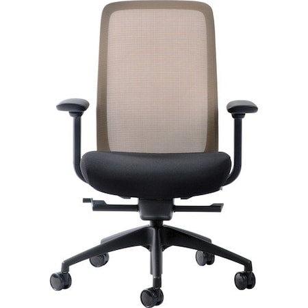 Eurotech Seating CHAIR, EXEC, MESH, BKYW EUTVERAYLW